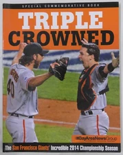 Giants 2014 Triple Crowned Champions Sports Illustrated Commemorative Book  NEW