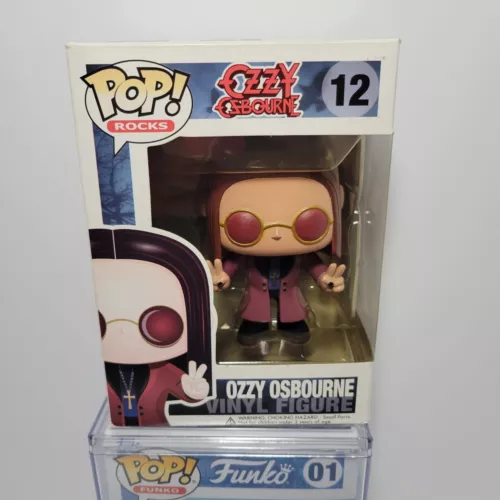 Funko Pop Rocks Ozzy Osbourne #12 VAULTED Vinyl Figure Authentic Original 2011