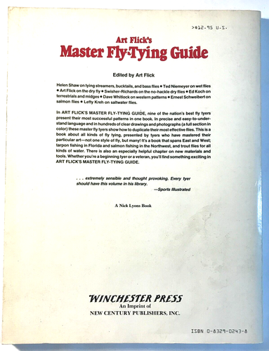 ART FLICK'S MASTER FLY-TYING GUIDE - Vintage FISHING Paperback - 1970s - PHOTOS - Picture 2 of 6
