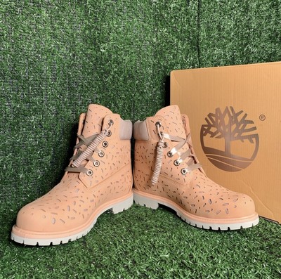 cream timberlands womens