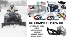 KFI Rubicon TRX520 2020-2026 Plow Complete Kit 60" Steel Straight 3000 Winch