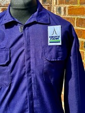 Deutz Fahr Badged Zip Front Navy Boiler Suit Overalls XXL 49-52" Chest