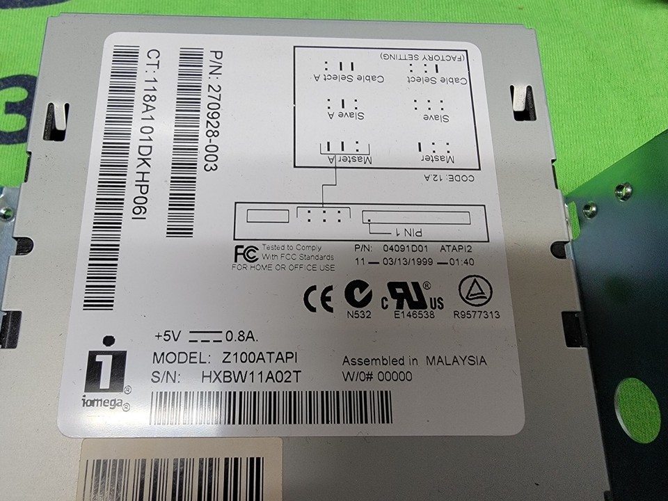 Iomega Z100ATAPI 3.5