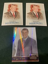 2008 Donruss Americana II #123 Regis Philbin Lot 3 Allen & Ginter 2010 (2)