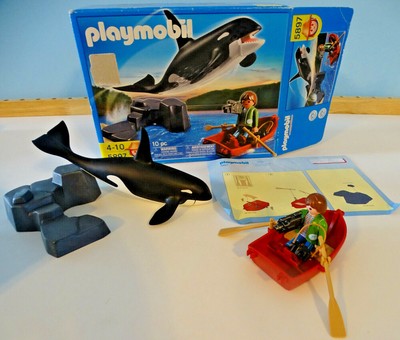 playmobil whale watching set