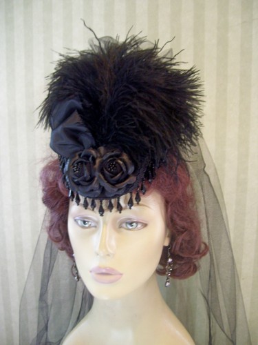 Steampunk Mini Riding Hat, 1800s Style 