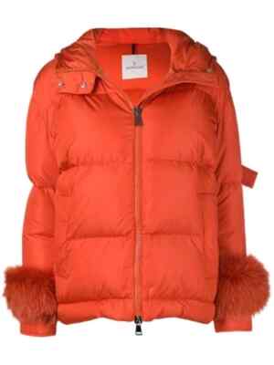 GENUINE BURNT ORANGE WOMENS EFFRAIE MONCLER DOWN