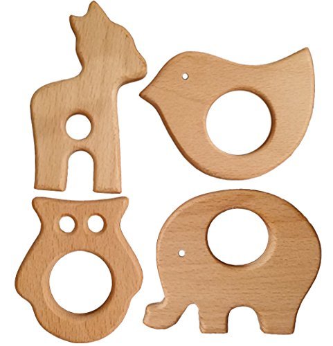 baby wooden teething toys