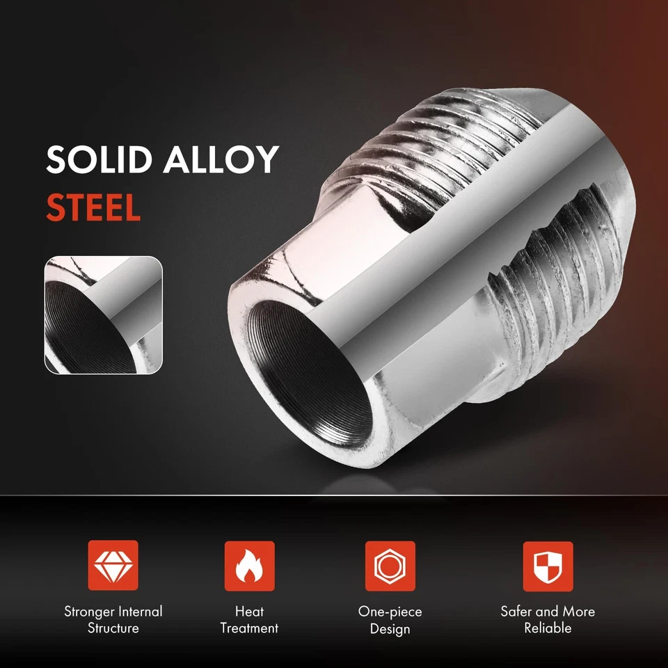 20x Tuerca de rueda delantera y trasera M14-1.50 para Land Rover Range Rover Discovery LR3 Foto 4 de 4