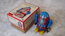 CRAGSTAN MR. ATOMIC robot wind up tinplate tin plated toy antique collection