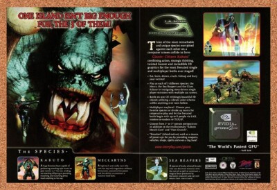 Jeu PC Giants Citizen Kabuto 2001 Version Française - Bon état, Boîte Et Manuel