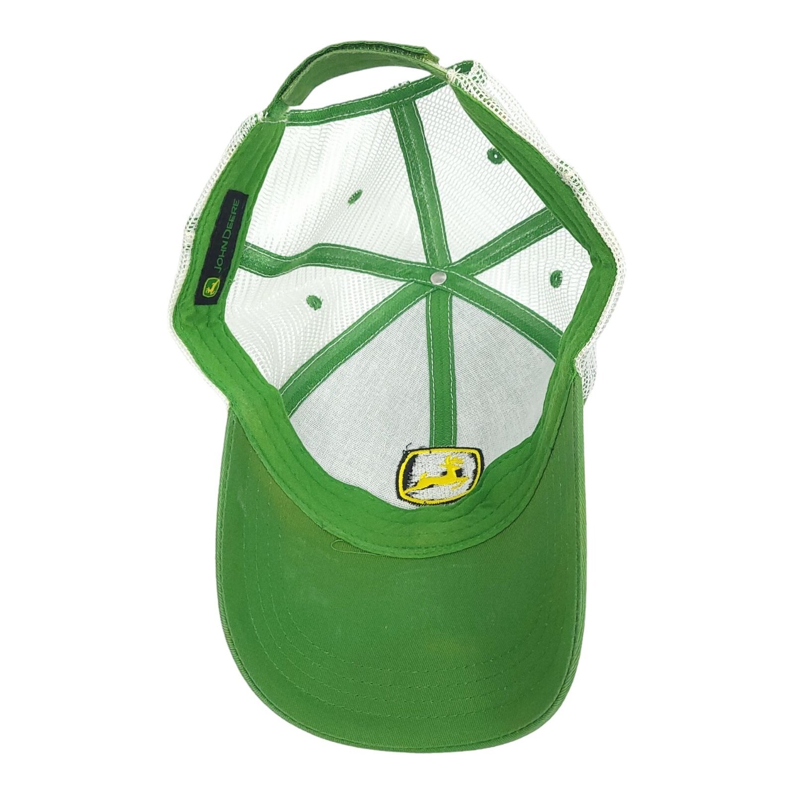 John Deere Patch Logo Mesh Strapback Cap Trucker … - image 11