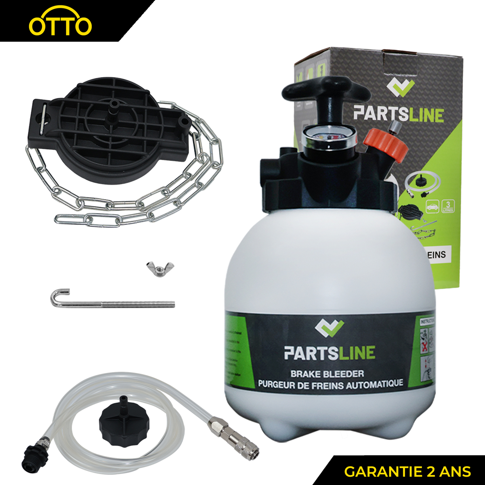 Purgeur de frein automatique 3L avec valve de décompression