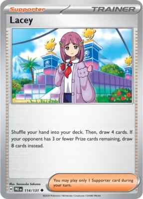 Lacey - 114/131 - Prismatic Evolutions - Pokemon TCG