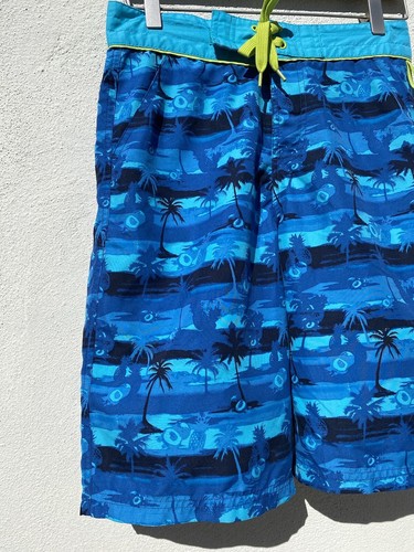 Penguin by Munsingwear Blue/Multicolor Youth Swim Shorts Adjustable 16Y - Picture 7 of 12