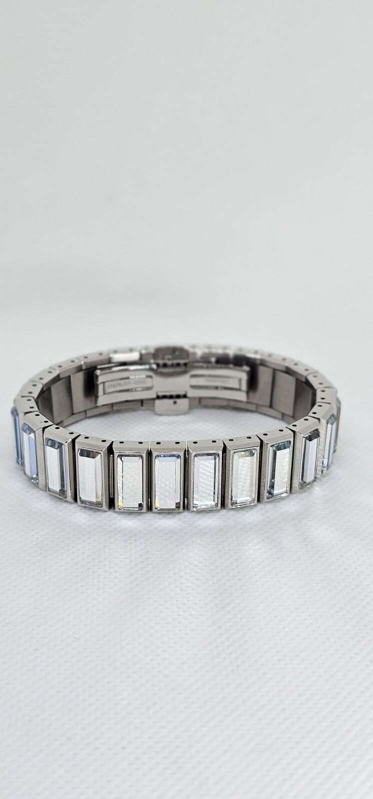 Retired Swarovski  Rectangular Crystal bracelet - image 2