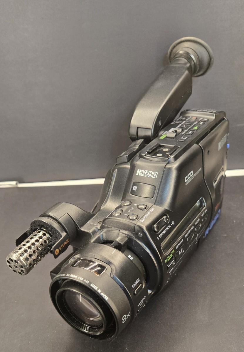 Rare Vintage Ricoh R-860 Video Camera CDC Hi Fi Pro Video Untested