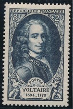 TIMBRE FRANCE 854** Voltaire  1949