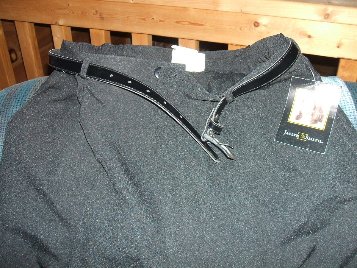 VINTAGE LOT PAIRS WOMENS JACLYN SMITH POLYESTER PANTS NWT SIZE