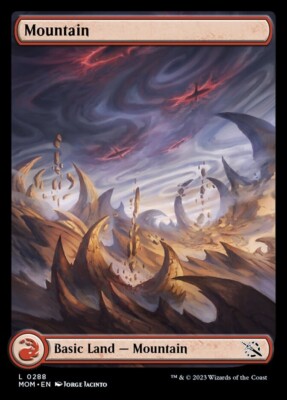 MTG March of the Machine FULL ART L Mountain #0288