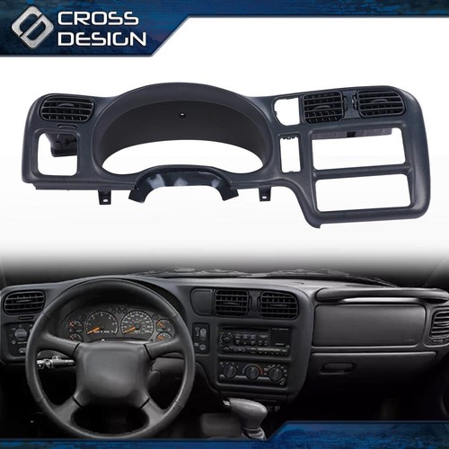 APTO PARA 98-04 BLAZER JIMMY SONOMA S10 BRAVADA TABLERO RADIO EMBELLECEDOR BISEL Single Din - Imagen 3 de 10
