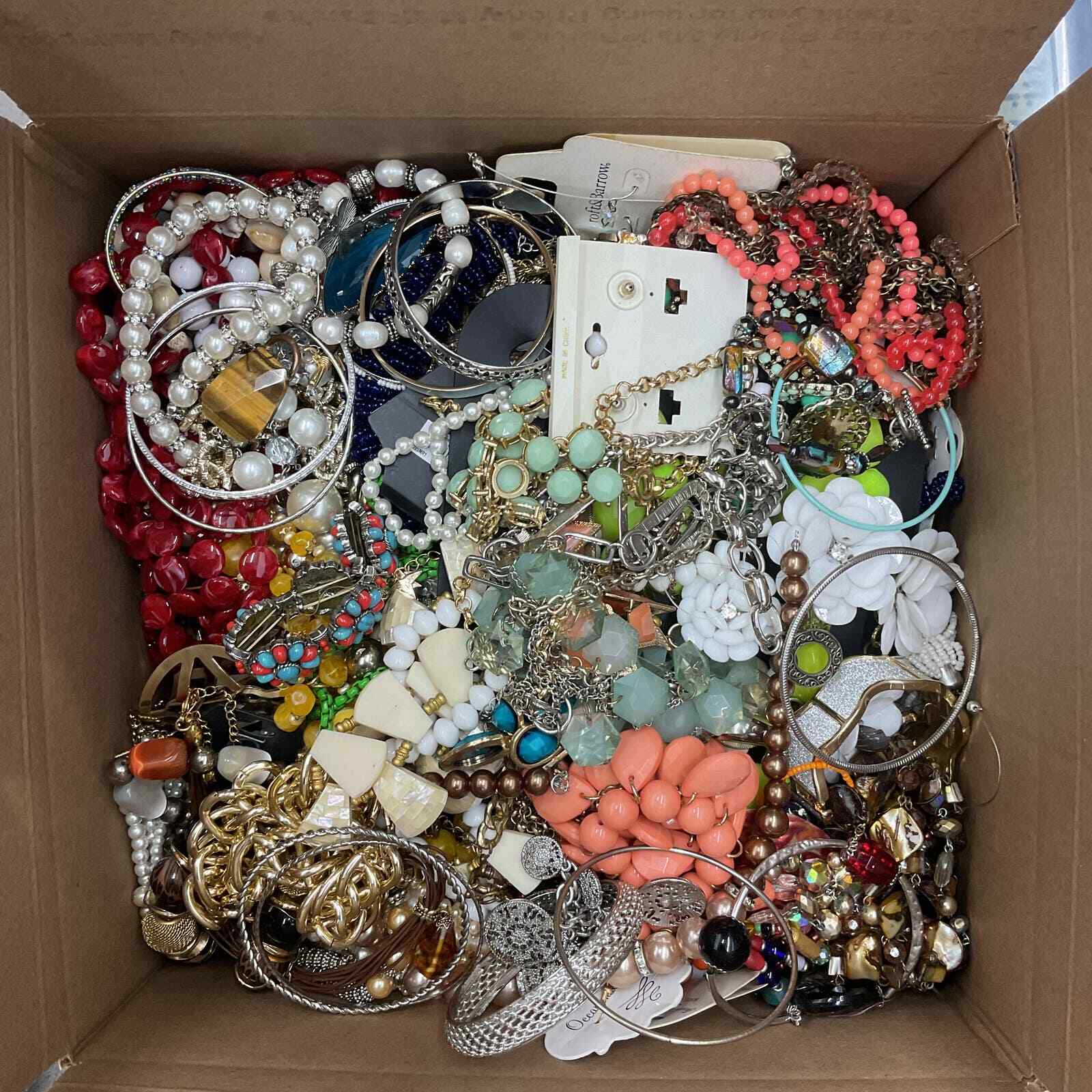 30lbs Assorted Multicolor Various Brands Craft Repair Costume Jewelry Beaded Lot eBay