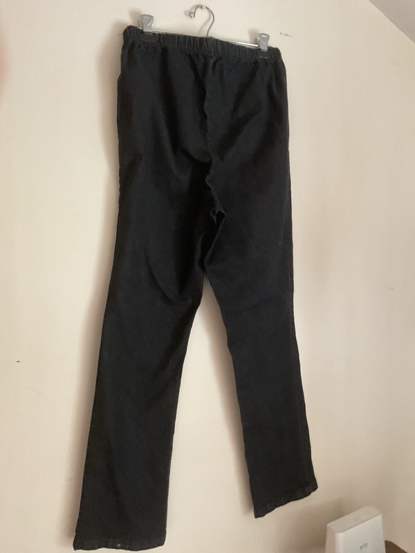 Womens Denim 24/7 Black Pull on Jeans Size 18 Tall 
