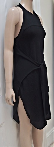 PFEIFFER Crepe Black Dress with an extra Jersey Dress as Lining Asymmetrical XS - Picture 6 of 9