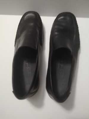 Mephisto Cool-Air Black Leather Slip On Loafers Men\'s US 12 EUR 46 Comfort Shoes Mephisto Cool Air Genuine Leather Comfort Slip On Black  main image 4
