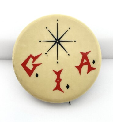 #ad #ad Rare G.I.A. Gemological Institute Pinback Button Vintage 1950s Midcentury MCM $52.46