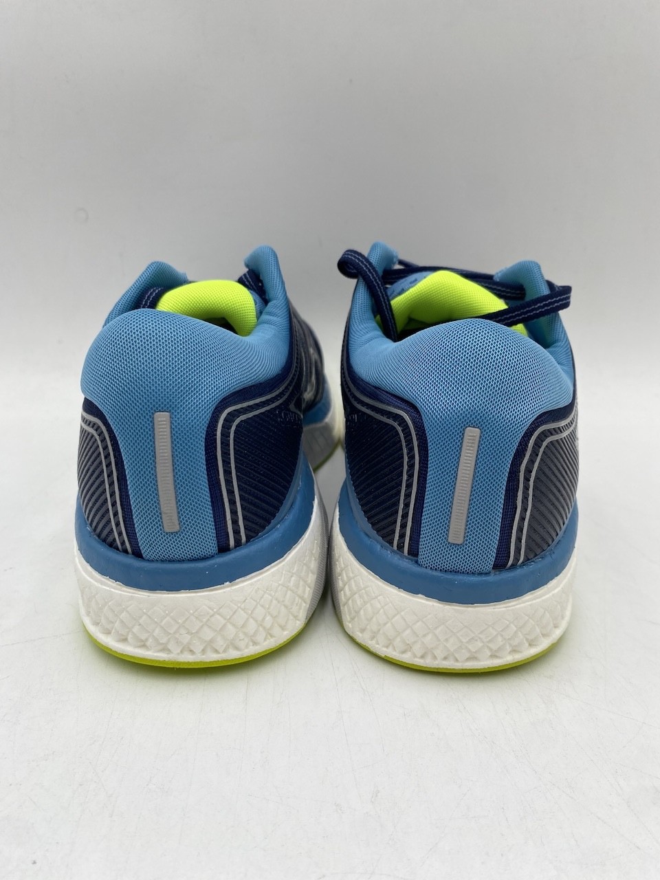 Saucony HURRICANE ISO 5 Women's NEW Road-running Shoes Navy/Citron Multi Sizes thumbnail 7