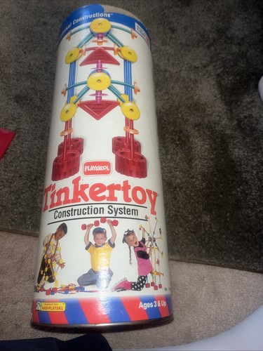VTG 1991 PLAYSKOOL TINKER TOYS Construction System King Size Creations