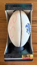 Team Collegiate Nike Football with KState logo and signed by Bill Snyder