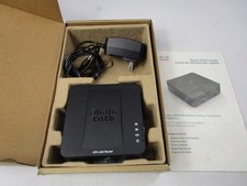 SPA122 Cisco 2 Port VoIP IP SIP Analog Adapter Router with AC Adapter