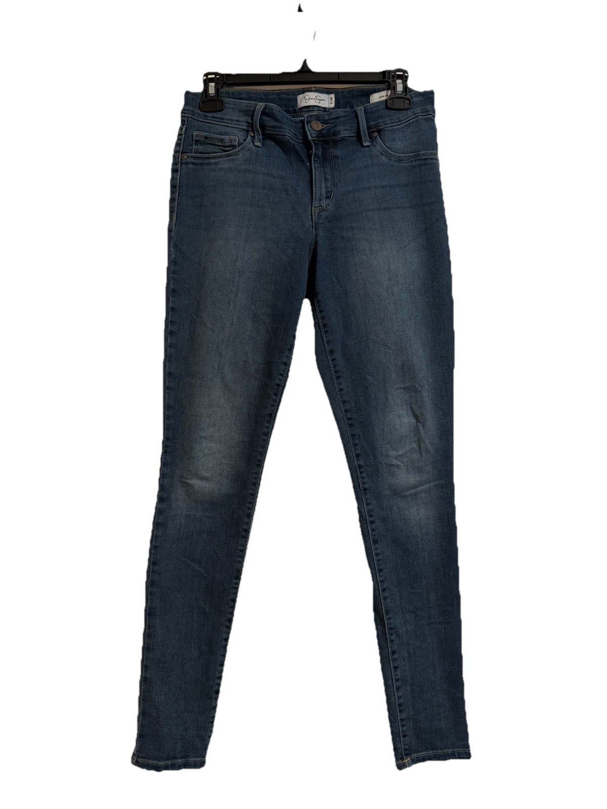 Jessica Simpson Kiss Me Skinny Jeans Womens 6/28 Blue Mid Rise Stretch Denim