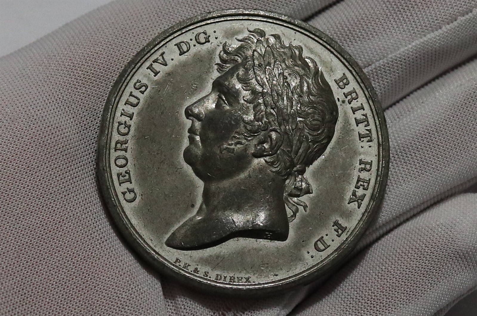 🧭 🇬🇧 UK GB George IV 1821 CORONATION MEDAL By Thomas Halliday 50mm B87 ZI16