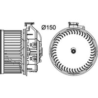 Mahle AB 259 000P InnenraumgebläSe FüR VW Skoda Seat UP Mii Citigo 121 122 BL1