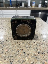 Antique Lux Clock Coin Bank Circa 1920 s