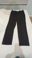 Michael Kors Men's Black Suit Pants 34x32 Solid Woven Polyester/Spandex