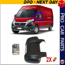 Side Wing Mirror Cover Cap Indicator w Bulb Fiat DUCATO 8153Y5 735424394 LEFT