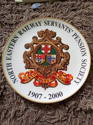NORTH EAST SERVANTS PENSION SOCIETY PLATE LTD ED 11 INS ACROSS Rare