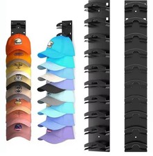 Porta Cappelli Da Parete Appendino Per Berretti Bianco o Nero 35,6x6cm Organizer