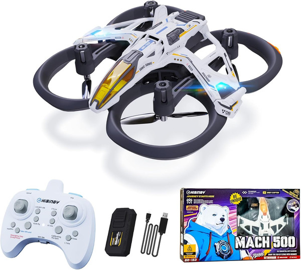 Alternate view of Mach 500 Tiny Drones Kids, Mini Micro Nano Indoor Quadcopter Age 8-12