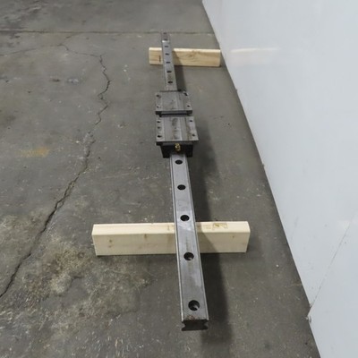 55mm Linear Guide Profile Rail 1860mm OAL W/ Ball Bearings THK HSR55