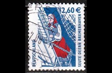 SWK (Euro) 2,60 € Mi. 2322 O - Viermastbark Seute Deern, Bremerhafen