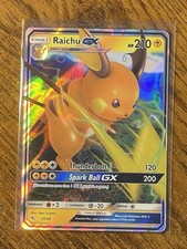 2019 POKEMON RAICHU GX 20/68 HOLO HIDDEN FATES