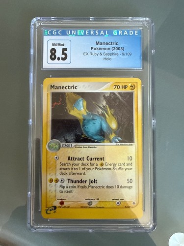Manectric graded CGC 8.5 for sale on eBay