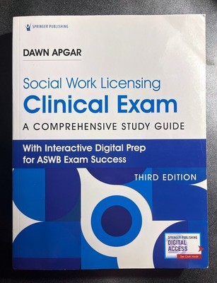 Social Work Licensing Clinical Exam Study Guide, ASWB, 3rd *NO CODE * HEAVY PEN*