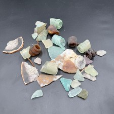 Vintage Sea Glass Lot Hawaii Seashells Assorted
