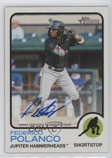 2022 Topps Heritage Minor League Edition Real One Federico Polanco Auto yj7